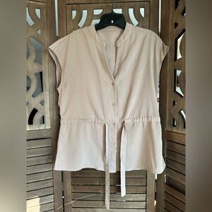 Elegant Beige Women's Top- Size S